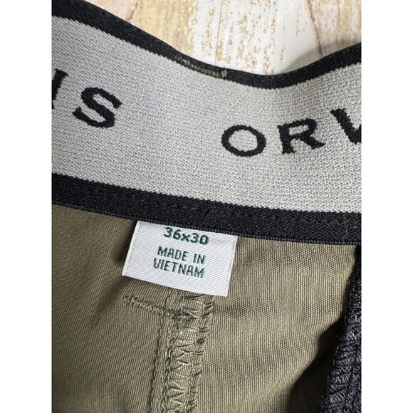 Orvis Pants Mens 36x30 Stretch Water Repellent Outdoor Hiking Nylon Comfort Fit - Picture 5 of 9